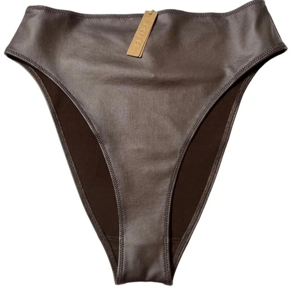 SKIMS wet jersey triangle bralette set L - Picture 6 of 9